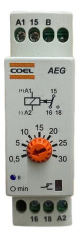Rele Tempo Aeg 30s Aeg-ffs 12vcc Coel 12vcc