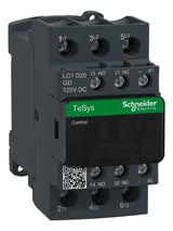 Contator Tesys 3p 25a Ac-3 125vcc 1na+1nf Lc1d25gd Schneider 127v