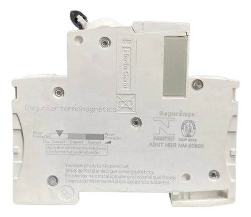 Disjuntor Acti9 Ic60n 2p Curva B 20a 440v A9f73220 Schneider