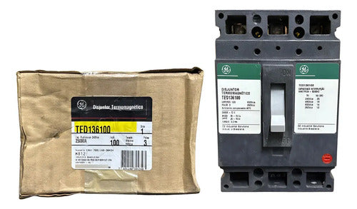 Disjuntor Tripolar Ted136100 100a 240vca GE