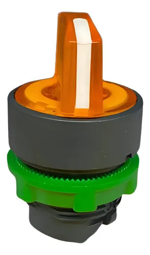 Cabeçote Para Chave Seletora Lum Ø22mm Zb5ak1253 Schneider Laranja -