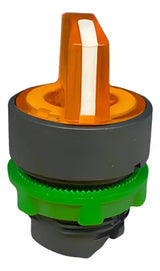 Cabeçote Para Chave Seletora Lum Ø22mm Zb5ak1253 Schneider Laranja -