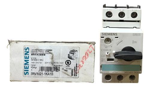 Disjuntor Motor 3rv1021-1ka10 9-12,5a Siemens - 50/60hz