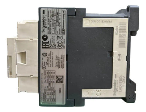 Contator Tripolar Tesys 9a 1na+1nf 24vcc Lc1d09bd Schneider 24v