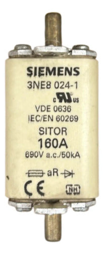 Elemento Fusível Sitor 3ne8024-1 160a Siemens 690v