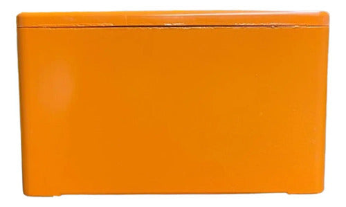 Botoeira Metalica Laranja 30mm 2 Furos Xapo2602 Schneider Laranja