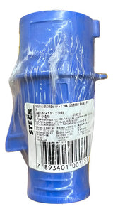 Kit Com 2 Peças: Plug S4079 16a 3p+t 220/240v Azul Steck Azul
