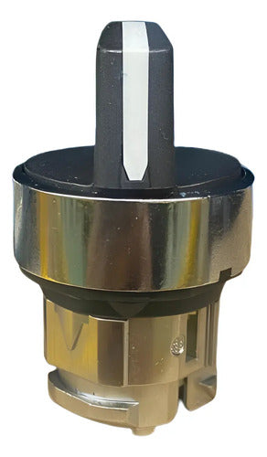 Frontal Comutador 22mm 2 Pos Fixa Zb4bd2 Schneider Preto