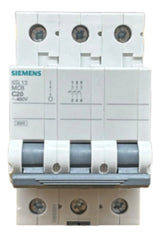 Disjuntor Tripolar 20a Curva C 5sl1320-7mb Siemens