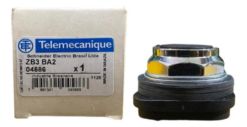 Frontal 30mm Zb3ba2 Preto Telemecanique Preto