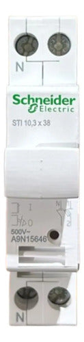 Kit Com 2 Peças: Porta Fusíveis 1p+n A9n15646 Schneider