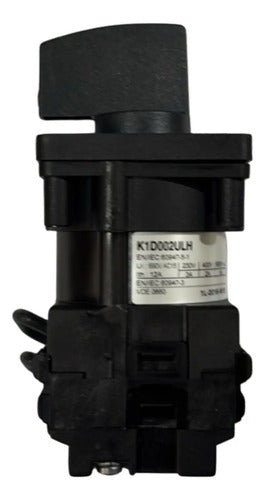 Comutador Rotativo 2 Polos K1d002ulh Schneider Preto -