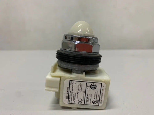 Sinaleiro 30mm Branco 9001kp7lww9 C Trans 220x6v Schneider