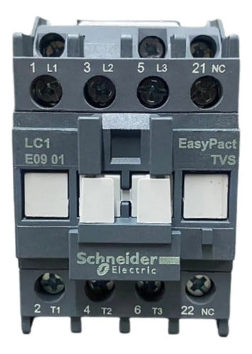 Contator 3p Tesys E 9a 1nf 380vca Lc1e0901q7 Schneider  380v