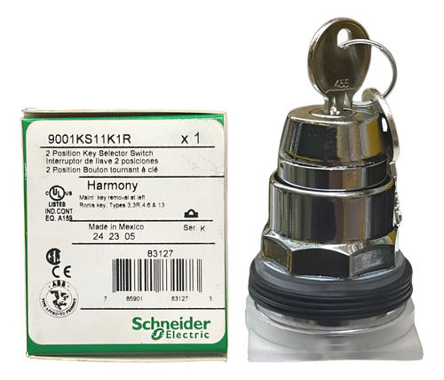 Comutador 30mm Metálico 9001ks11k1r Schneider Metálico -