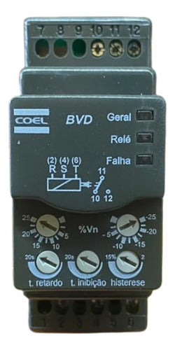 Monitor De Tensao Pvd-2 3f 380v (bvdt-p) Coel 380v