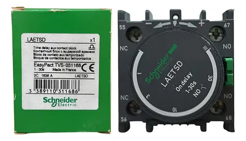 Contato Auxiliar Temporizado 130s Para Lc1e Laetsd Schneider 690v