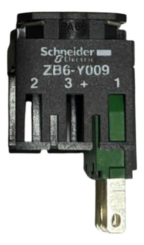 Botao 16mm Luminoso A Impulsão Branco Xb6dw1b1b Schneider Branco 0