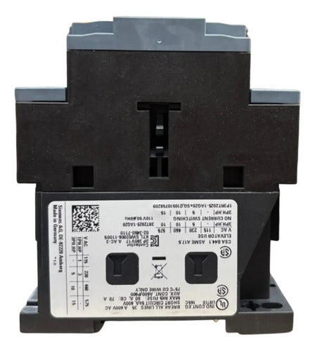 Contator 110vca 3rt2025-1ag20 Siemens 120v