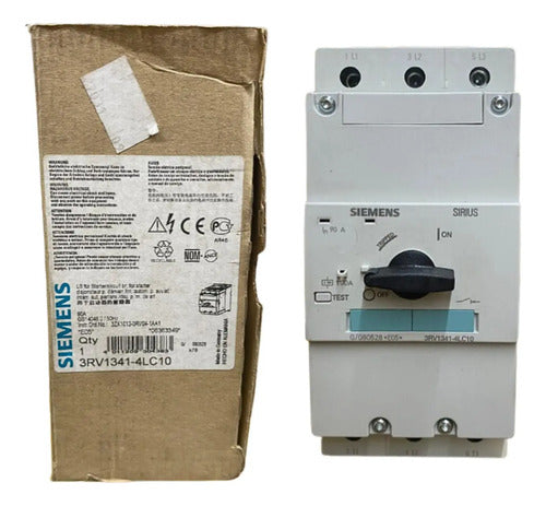Disjuntor Motor 90a Tripolar 3rv1341-4lc10 Siemens