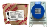 Kit Com 2 Peças: Tomada N3006 16a 2p+t 200/250v Azul Steck