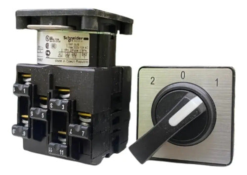 Comutador Rotativo Inv C Pos Diam.3polos K1f003uch Schneider Preto -