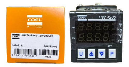 Controlador De Processos Hw4200/r-4q 14200101 Coel 100/240vca