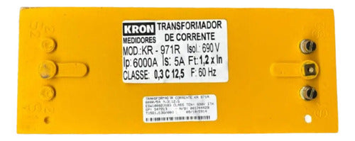 Transformador De Corrente Kr 971r 6000/5a 690v 60hz Kron