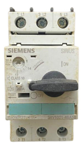 Disjuntor Motor 3rv1021-4ba10 14-20a Siemens - 50/60hz