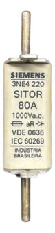 Elemento Fusível Sitor 3ne4220 80a Siemens 1000v
