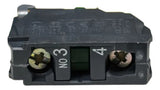 Kit Com 5 Peças: Bloco De Contato 1na Zbe101 Schneider Verde -