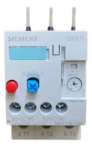 Relé Térmico De Sobrecarga 7 - 10 A 3ru1126-1jb0 Siemens -