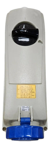 Tomada 3p+t 125a 200/250v 9h Az Ip67 S4609d Steck