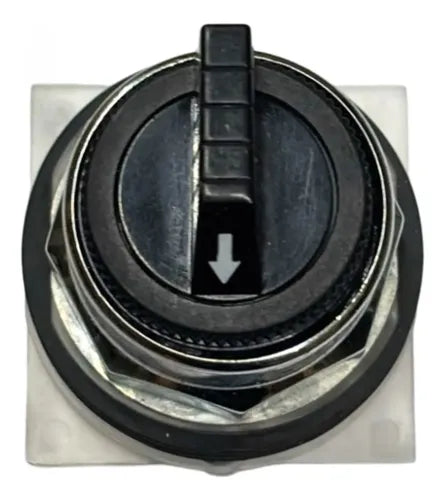 Cabeçote P/ Comutador 30mm Metálico 9001ks401b Schneider Cromado E Preto