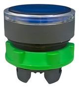 Kit Com 2 Peças: Cabeçote Para Botão Azul Zb5ah063 Schneider Azul -