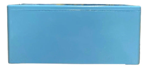 Botoeira Metalica Vazia 22mm Azul Xapm34 Schneider Azul