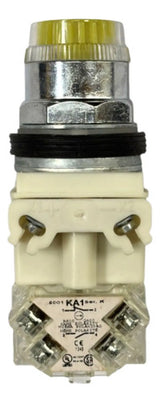 Botão 30mm Metálico 1naf Amarelo 9001k1l7lyyh13 Schneider Amarelo