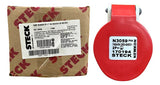 Kit Com 2: Acoplamento N3059 16a 2p+t 380/440v Vm Steck Vermelho