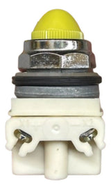 Sinaleiro 30mm Metálico Amarelo P/ Ba9s 9001kp40y9 Schneider Amarelo 6v