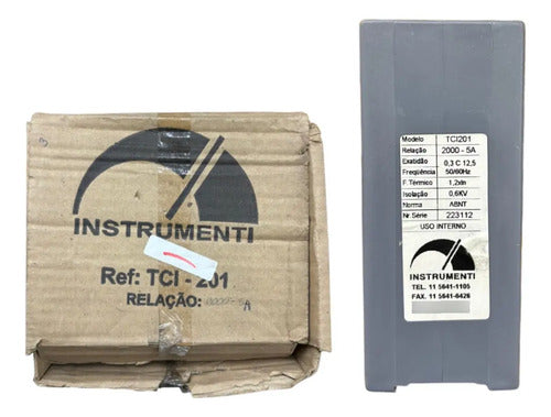 Transformador Tci201 2000-5a 50/60hz 0,3 C12,5 Instrumenti