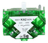 Bloco De Contato P/ Linha 9001k/sk Verde 9001ka2 Schneider