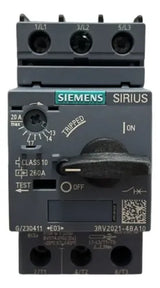 Disjuntor Motor 3rv2021-4ba10 13-20a Siemens 690v 50/60hz