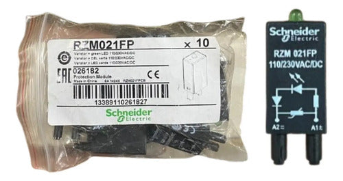 Kit Com 4: Módulo De Proteção 110/230v Rzm021fp Schneider