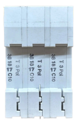 Kit Com 2: Disjuntor Tripolar 10a Curva C 5sx1310-7 Siemens
