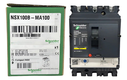 Disjuntor Tripolar 100a Nsx100b-ma100 Schneider