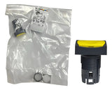 Kit Com 2: Cabeçote P/ Botão 16mm Luminoso Zb6da5 Schneider Amarelo 0