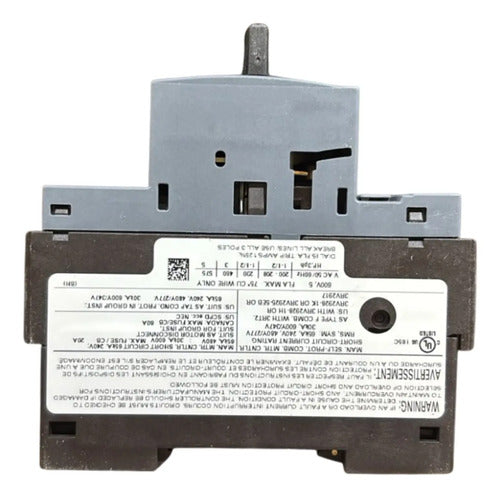 Disjuntor Motor 3rv2011-1fa10 3,5-5,0a Siemens - 50/60hz