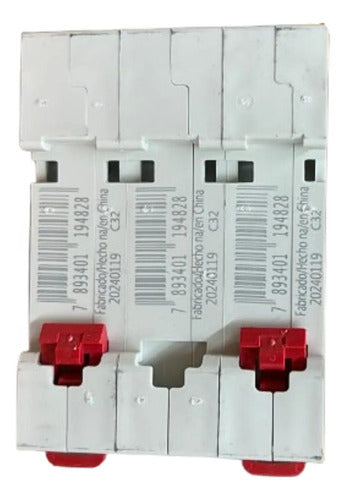 Kit C/ 2 Pçs: Disjuntor Tripolar Sdd63c32 32a Curva C Steck