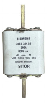 Elemento Fusível Sitor 3ne4334-0b 500a Siemens 800v