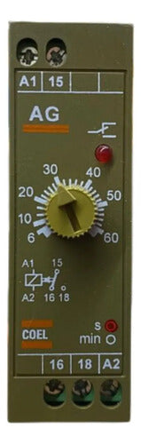 Rele Tempo Ag 60s 220vca Coel 220vca